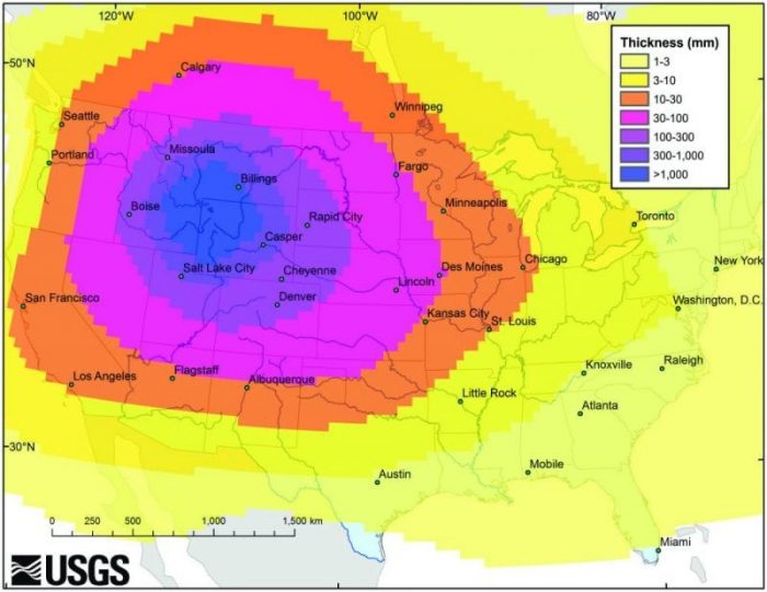 Yellowstone Volcano Eruption 2024 Map Suki Rochette