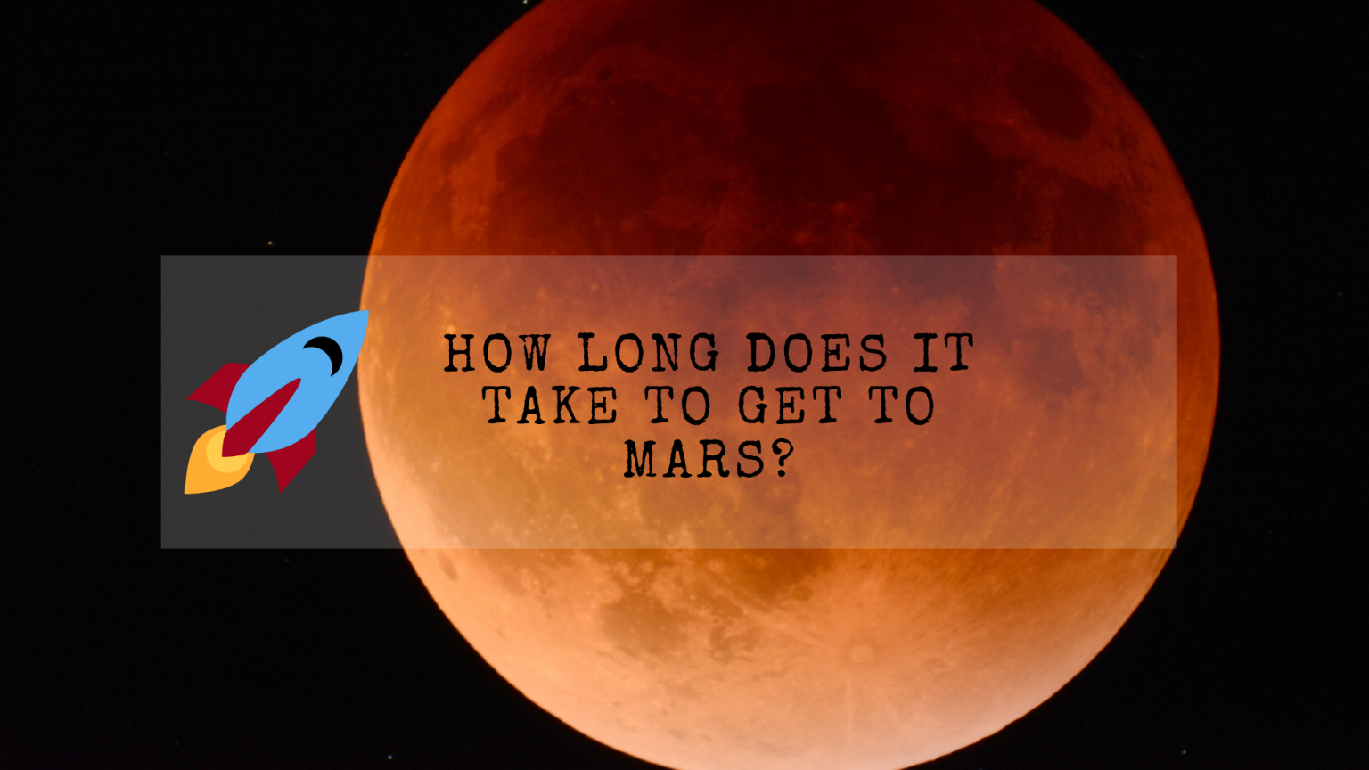 how long would travel to mars take