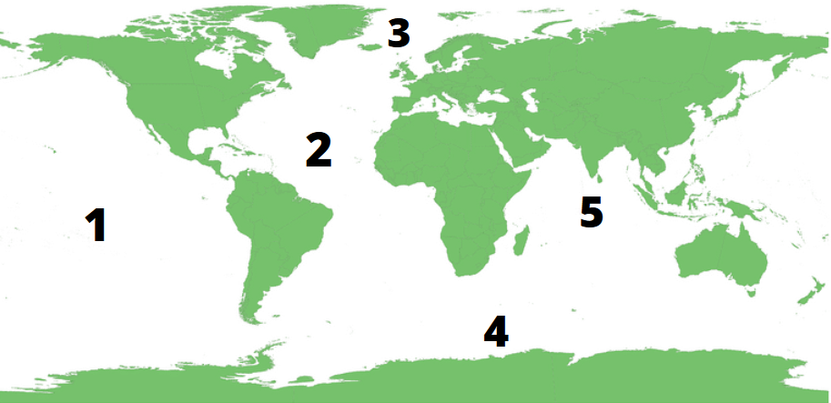 7 Continents Map - Science Trends