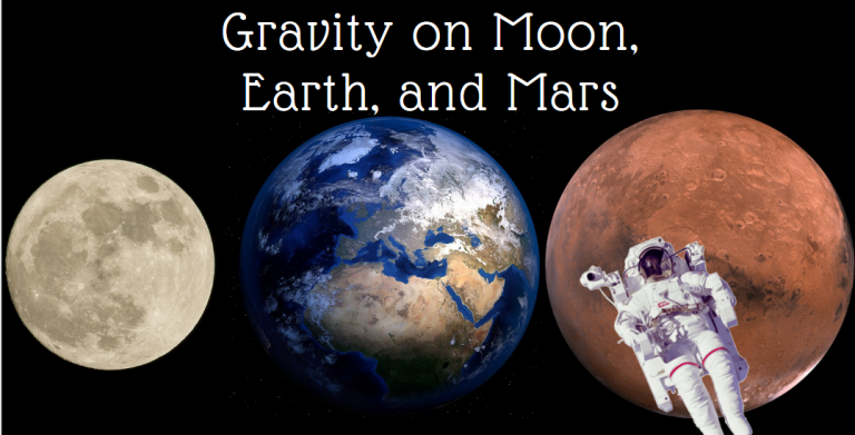 What Is The Gravity  On Mars  Vs  Moon Vs  Earth Science 