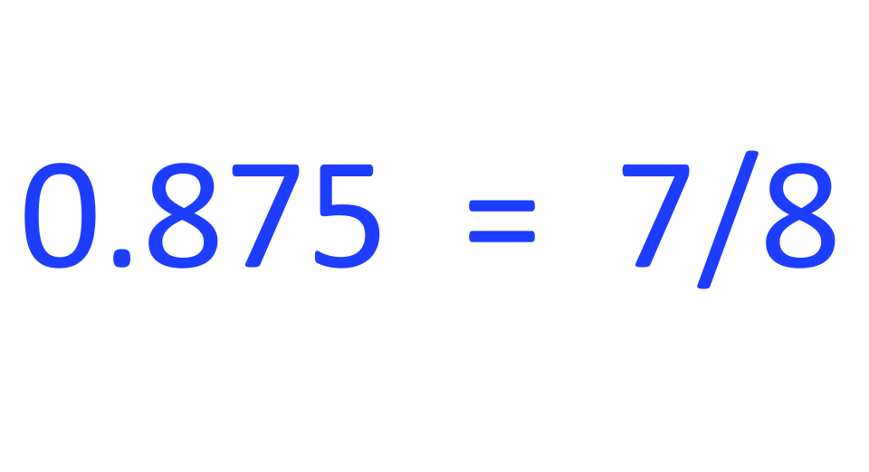 Easily Calculate 0 875 As A Fraction In The Simplest Form Science Trends
