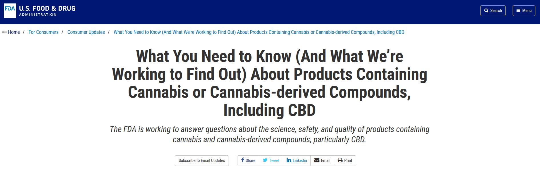 What Does CBD Stand For Science Trends What Does CBD Stand For Science Trends