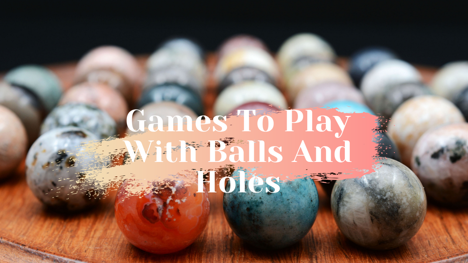 Board Game With Balls And Holes