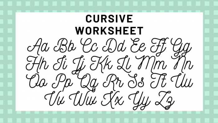 Cursive Alphabet Your Guide To Cursive Writing Science Trends