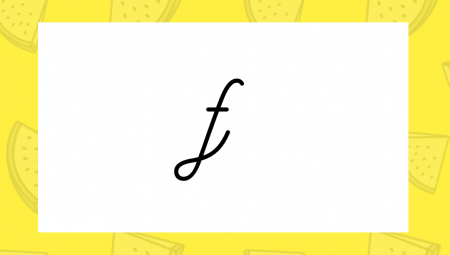 Cursive F: Uppercase And Lowercase | Science Trends