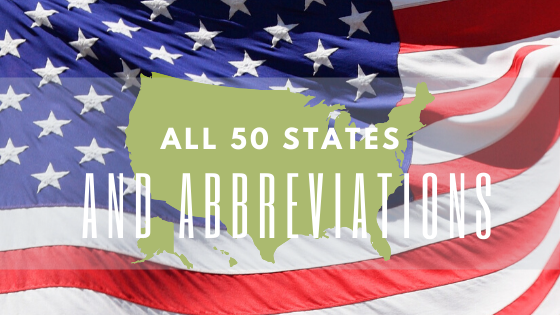 List Of All 50 State Abbreviations And Other Interesting Facts Science Trends