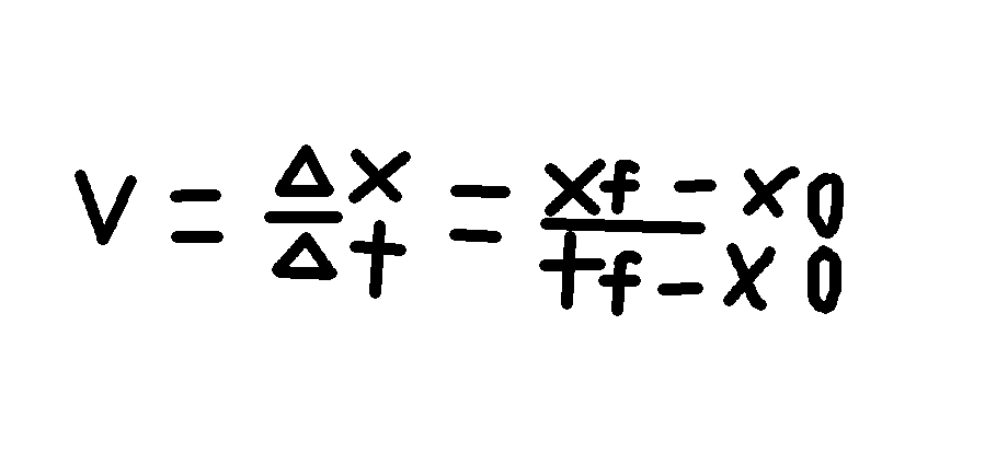 average velocity equation