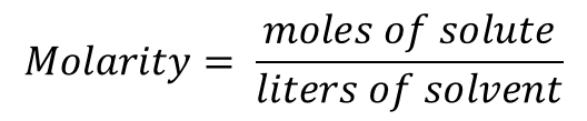 The Formula For Molarity | Science Trends