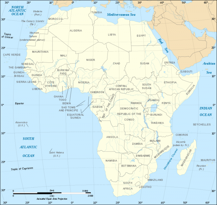 World Map All 7 Continents And 5 Oceans Science Trends